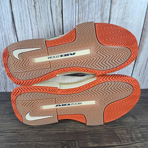 Nike Zoom GP Challenge 1 Premium Hard Court Shoe Women's Sz 8.5 Sanddrift Rust - Picture 8 of 9